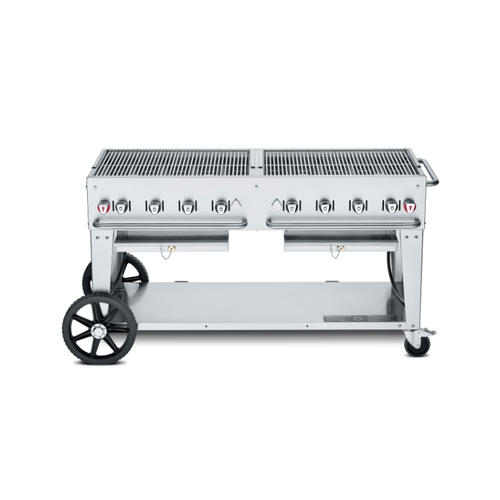 Crown Verity, Inc. CV-MCB-60NG 60in Stainless Steel Natural Gas Outdoor Charbroiler Grill