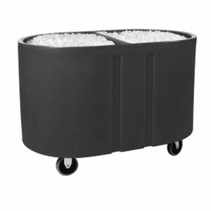 Iowa Rotocast Plastics TEXAS TANKER Portable Beverage Carrier Tub