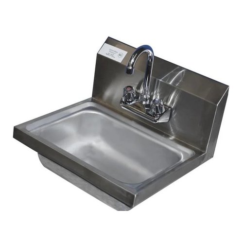 KTI HS1000 17" x 15.5" Stainless Steel Wall Mount Hand Sink