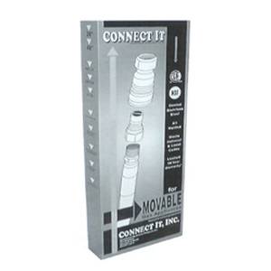 Connect It GC12524 K Standard Gas Connector Kit, 1.25in x 24in