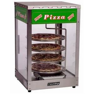 A.J. Antunes - Roundup PZD-416 Pizza Display Case Merchandiser Holds Four Warm 16in Pizzas