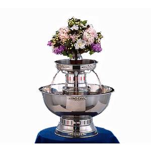 Apex Fountains 4003-SS Princess 5 Gallon Champagne Beverage Fountain Stainless