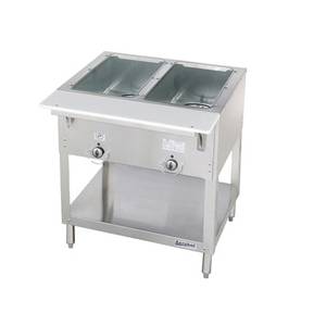 Duke Manufacturing E302 Aerohot Electric 2 Compartment Steam Table Exposed Elements