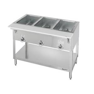 Duke Manufacturing E303 Electric Aerohot 3 Compartment Steam Table Exposed Elements