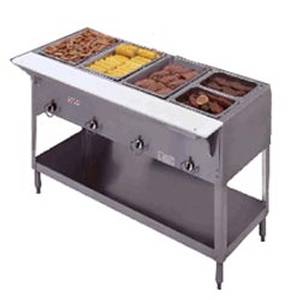 Duke Manufacturing E305 Electric Aerohot 5 Compartment Steam Table Exposed Elements