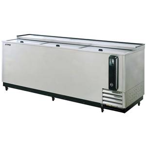 Turbo Air TBC-95SD-N 95" Stainless Steel Super Deluxe Bottle Cooler
