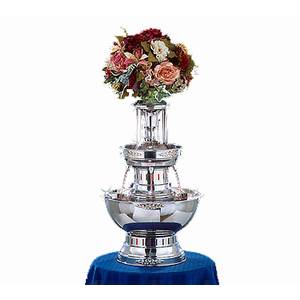 Apex Fountains 4002-04-SS Princess 3 Gallon Stainless Champagne Beverage Fountain