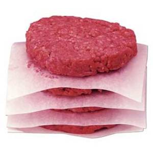 Univex 1000556 4in. Waxed Paper Dividers for Burger Mold