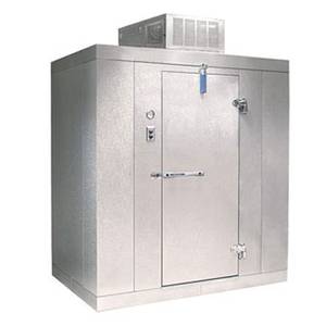 Nor-Lake KODB7766-C 6'x6' Outdoor Walk In Cooler with Floor - 7'7" Height