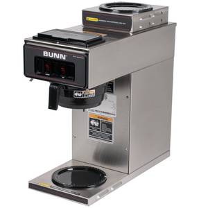 Bunn 13300.0002 Coffee Maker w/ 2 Warmers Low Profile Pourover Stainless