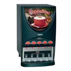 Bunn 37000.0000 Cappuccino Beverage Dispenser with 5 Hoppers