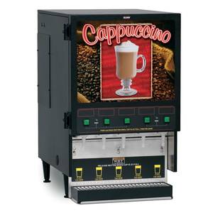 Bunn 34900.0000 Hot Cappuccino Beverage Dispenser with 5 Hoppers