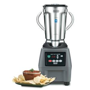 Waring CB15T Food Blender 3.75 HP W/ Touchpad Timer & Stainless Container