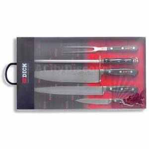 F. Dick 8106600 5 Piece Gourmet Forged Knife Set
