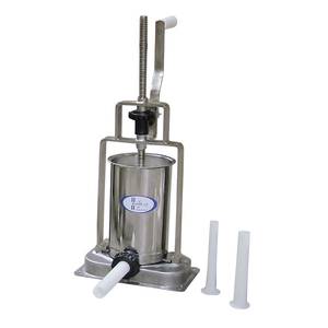  3KVSS Vertical 5lb Sausage Stuffer Manual 3 Size Feeder Tubes