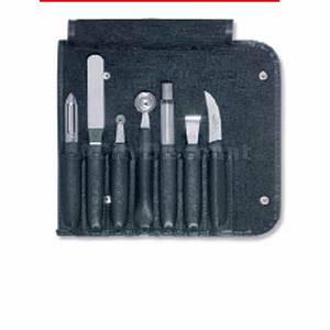 F. Dick 8106200 7 Piece Professional Garnishing Set W/ Folding Carrying Case
