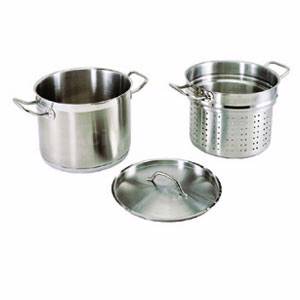Update International SPSA-20 1ea 20 Quart Stainless Steel Pasta Cooker