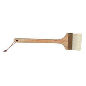 Update International WPBB-40/12 1ea 4" Pastry Brush Boar Bristles w/ 12" Wood Handle