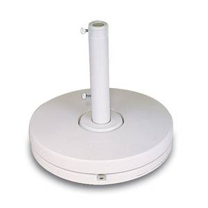 Grosfillex Grosfillex 70lb White Market Umbrella Table Base w 16" Stem