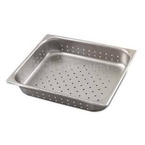 Update International NJP-502PF 1ea Half Size Perforated Anti Jam Steam Table Pan 2.5" D