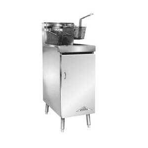 Comstock Castle 14HF Deep Fryer 40lb Gas High Volume Floor Model