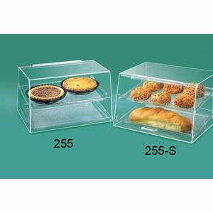 Cal-Mil 255-S Acrylic Pastry Display Case 2 Shelf Slant Front Door