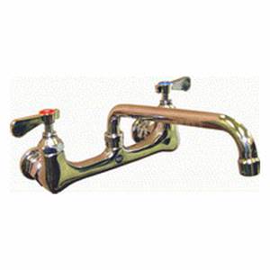 GSW USA AA-816G 16in Spout Faucet 8in Center Wall Mount Heavy Duty
