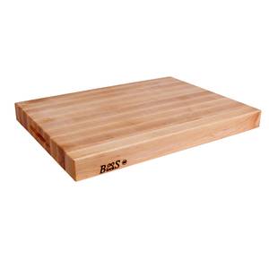 John Boos RA03-2 Two 24"x18" Reversible Hard Maple Cutting Boards 2¼" Thick