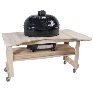 Primo Grills & Smokers PG00600 Cypress Stand Table For Oval XL Ceramic Smoker