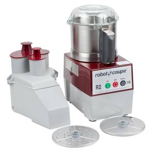 Robot Coupe R2N ULTRA Electric Food Processor with 3 Qt Stainless Bowl & Handle