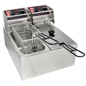 Grindmaster-Cecilware EL2X6 Electric Deep Fryer Counter Top w/ Two 6lb Removable Tanks