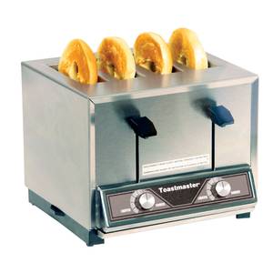 Toastmaster BTW09 Four Wide Slot Bagel & Bun One-Sided Toaster 250 Slices/Hour