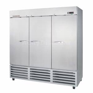 Beverage Air KR74-1AS 72 Cu.Ft. K-Series Reach-In Refrigerator w/ 3 Solid Doors