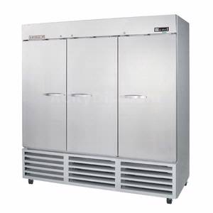 Beverage Air KF74-5AS 72 CuFt K-Series Bottom Mount Reach-In Freezer w/ 3 Doors