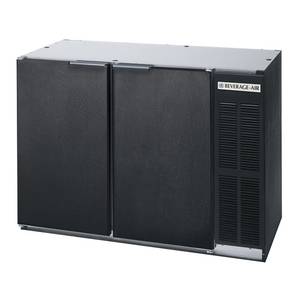 Beverage Air BB48HC-1-B-27 48" 12.4 Cubic Foot Two Section Back Bar Storage Cooler