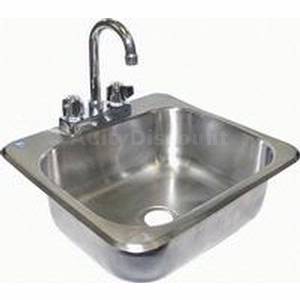 GSW USA HS-2017IG Extra Wide S/s Drop-In Hand Sink 20.25" W x 17" L x 7.25" D