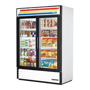 True GDM-49DT 23 Cu.Ft Dual Temp 2 Door Refrigerator Freezer Merchandiser