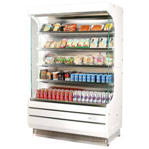 Turbo Air TOM-40W-N 40in Refrigerated Merchandiser Open Display In White