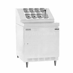 Nor-Lake ZF081SMS/0-2 27" Ice Cream 8 Topping Cabinet w/ Freezer Base