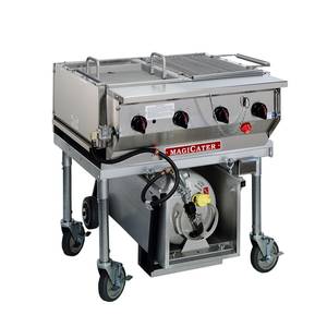Magikitch'n LPAGA-30-SS 30" S/S Magicater Transportable Gas Grill w/ 40 Lb. Holder
