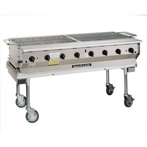 Magikitch'n NPG-60-SS 60" S/s Magicater Transportable Natural Gas Grill