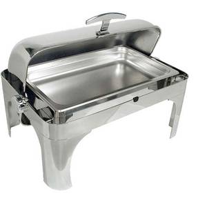 Adcraft LI-8 8 Qt Oblong Long Island Chafing Dish Stainless Steel