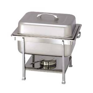 Adcraft DCH-4 Half Size 4 Quart Chafing Dish Stainless Steel