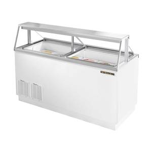 True TDC-67 12 Flavor Ice Cream Dipping Cabinet Holds 20 Cans