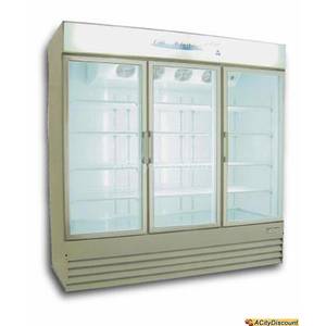 Ascend JGD-61F 61 Cu.Ft Commercial Freezer Merchandiser w/ 3 Glass Doors 