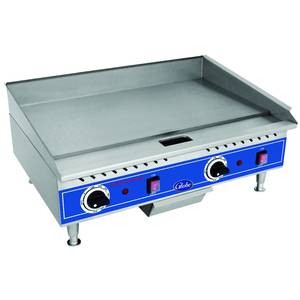Globe PG24E 24" Counter-Top Electric Flat Griddle Light Duty - Stainless