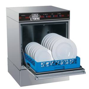 CMA Dishmachines L-1X16 Low Temp Undercounter Dishwasher w/ 16" Opening 30 Racks/hr