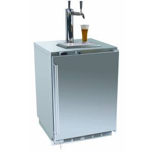 Perlick Residential PR-HP24TS-1*1 24" Stainless Beer Dispenser w/ 1 Tap Signature Series