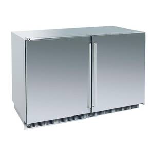 Perlick Residential PR-HP48FR-S-1L-1R 48" Stainless 2 Door Freezer Refrigerator Combo Freestanding