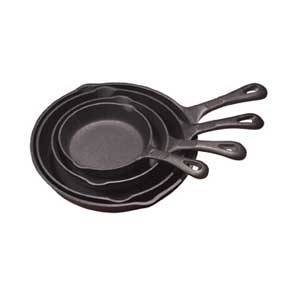 Tomlinson Industries 1016601 10-FP NC Naturalcast 10" Cast Iron Fry Pans 6/case